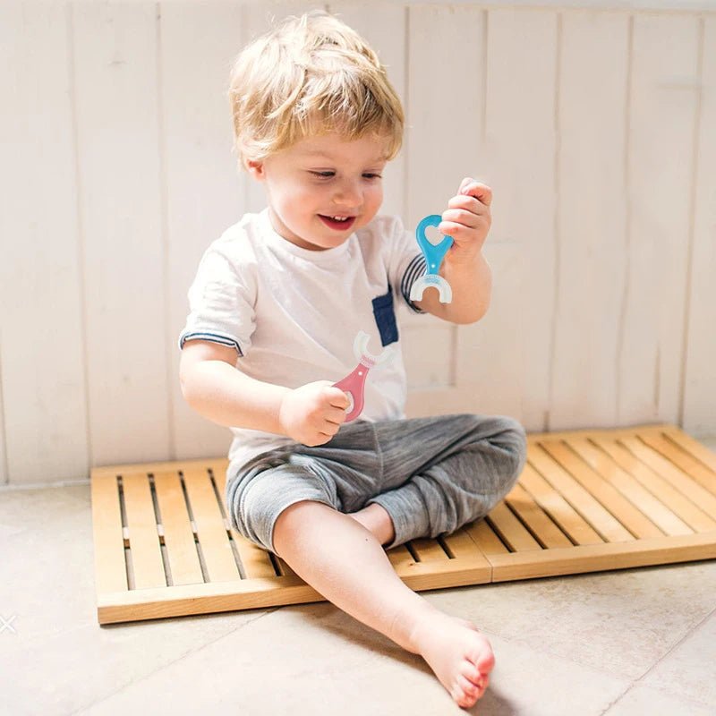 U360°Teeth™ - Brosse à dents 2.0 | Enfants - Babymomjoy