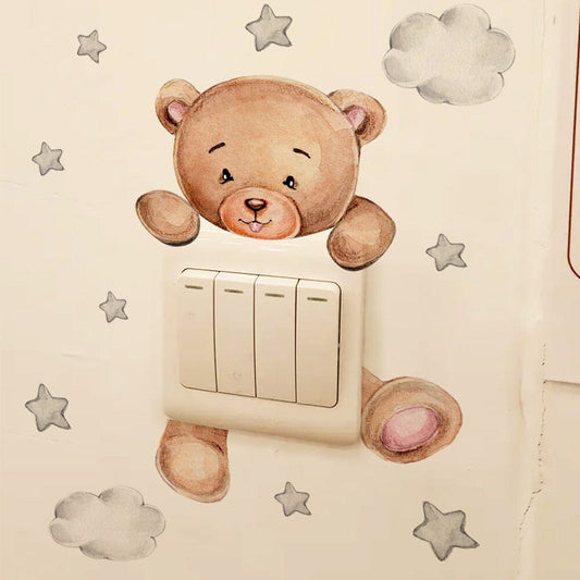 Stickybear™ - Sticker ourson décoratif | Chambre d'enfants - Babymomjoy